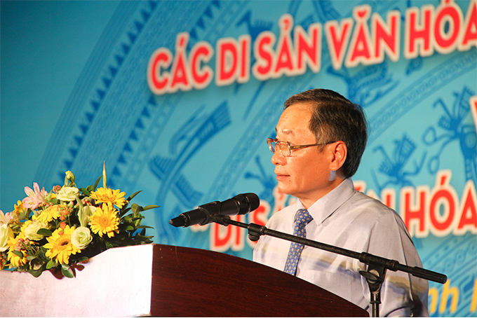 Ông Nguyễn Đắc Tài - Phó Chủ tịch Thường trực UBND tỉnh Khánh Hòa phát biểu chào mừng. 