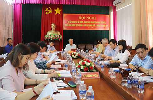Điểm cầu Khánh Hòa dự Hội nghị trực tuyến toàn quốc sơ kết công tác tài chính - ngân sách Nhà nước