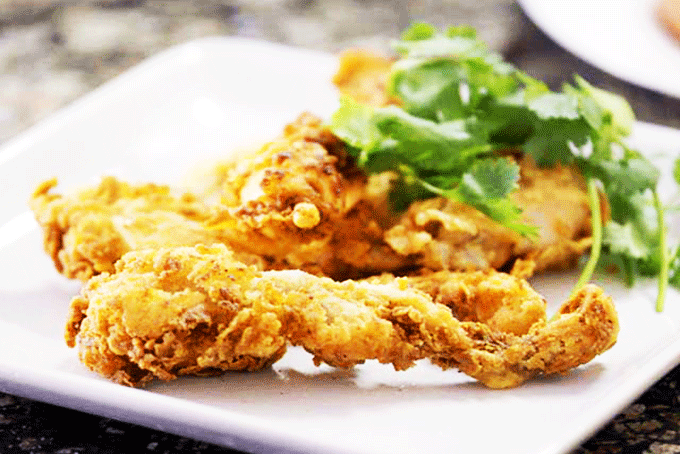 Đùi ếch chiên xù