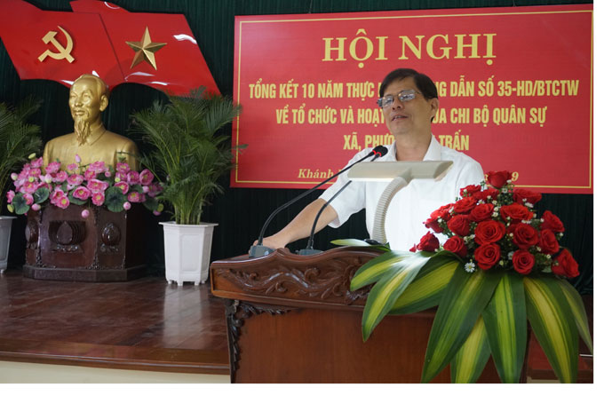 Ông Nguyễn Tấn Tuân phát biểu chỉ đạo.