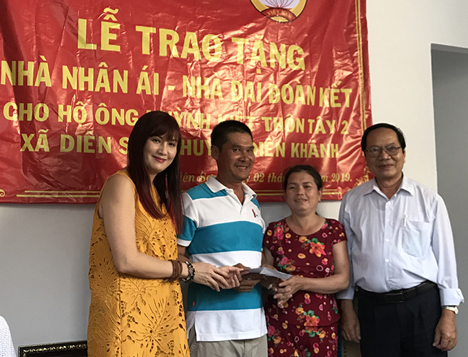 Hỗ trợ xây dựng nhà tình nghĩa cho ông Huỳnh Kiệt xã Diên Sơn, huyện Diên Khánh.