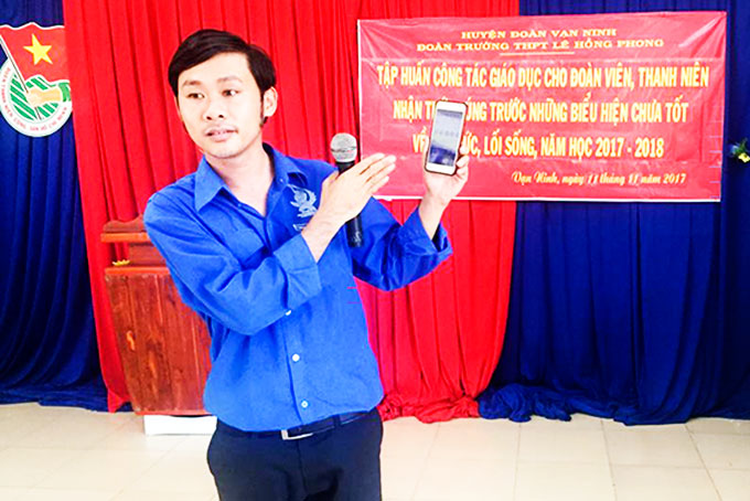 Một giáo viên trẻ tiêu biểu