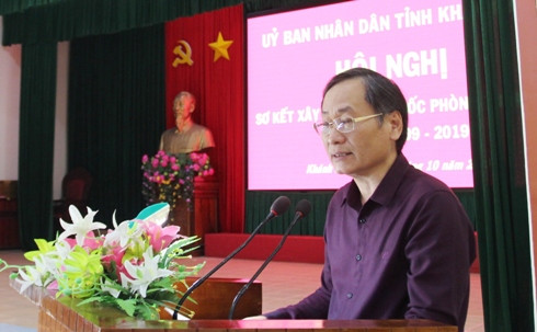 Ông Nguyễn Đắc Tài chủ trì hội nghị.
