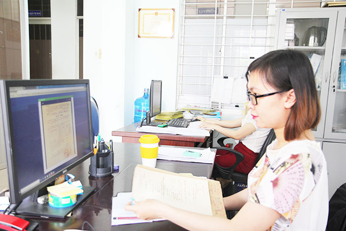 Hiện đại hóa việc quản lý hồ sơ người có công