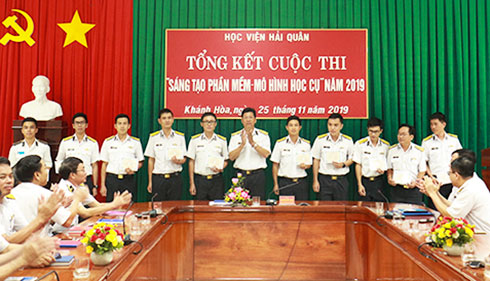 Học viện Hải quân: Tổng kết cuộc thi "Sáng tạo phần mềm - mô hình học cụ"