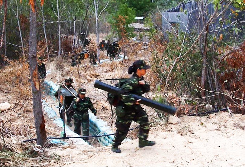 Diễn tập khu vực phòng thủ TP. Nha Trang.