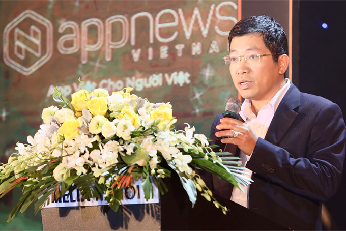 Ông Lưu Đình Phúc - Cục trưởng Cục Báo chí phát biểu tại sự kiện