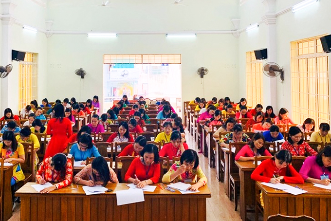 Nha Trang: 93 giáo viên thi dạy giỏi cấp mầm non