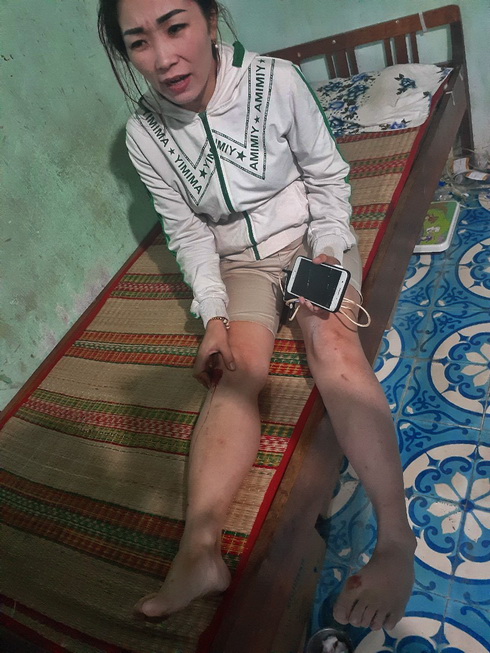 Cướp xe máy SH trên đường làng