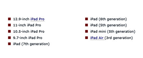 Danh sách các mẫu iPad có thể cập nhật lên iOS 14, trong đó iPad mini 4 và iPad Air 2 đã bị loại khỏi  "cuộc chơi " theo dự đoán của iPhoneSoft.fr