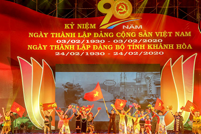 Chương trình cầu truyền hình kỷ niệm 90 năm  ngày thành lập Đảng Cộng sản Việt Nam (3-2-1930 - 3-2-2020)  và 90 năm ngày thành lập Đảng bộ tỉnh Khánh Hòa (24-2-1930 - 24-2-2020).