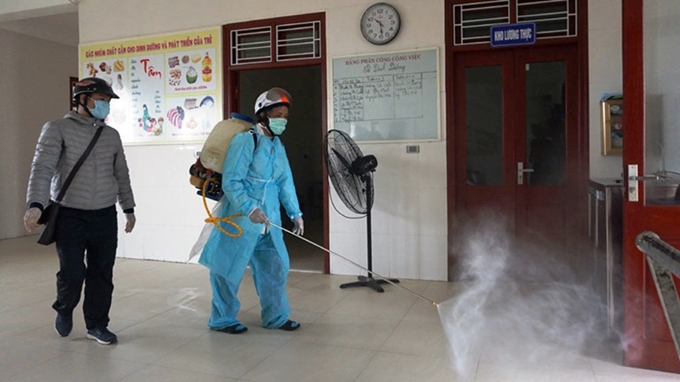 Xuất cấp hóa chất sát trùng phòng, chống dịch bệnh nCoV