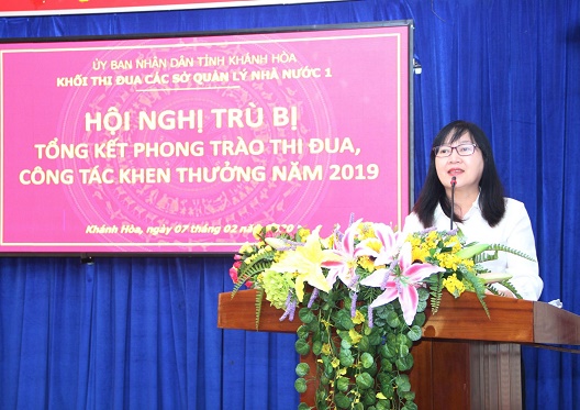 Khối thi đua các sở quản lý nhà nước 1 tổng kết phong trào thi đua năm 2019