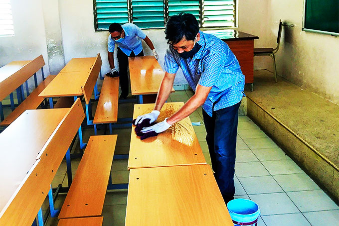 Tăng cường phòng dịch nCoV trong trường học