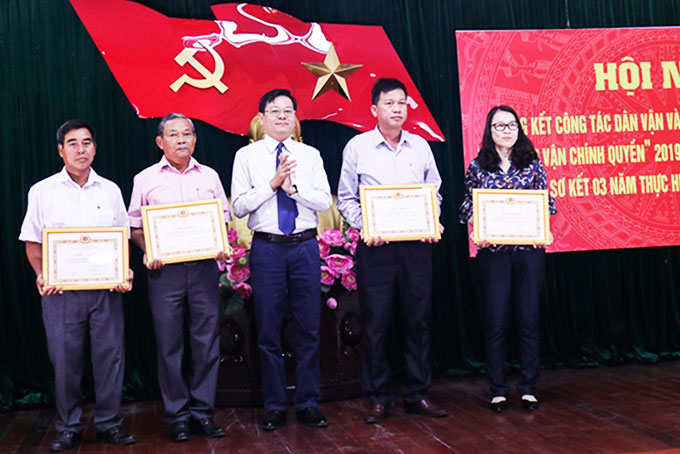 Công tác dân vận phải đi vào thực chất, bám sát thực tiễn