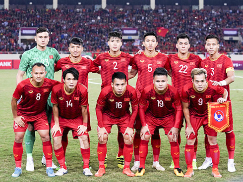 Đội tuyển Việt Nam vẫn giữ nguyên vị trí trên bảng xếp hạng FIFA tháng 1-2020 (nguồn: thanhnien.vn)