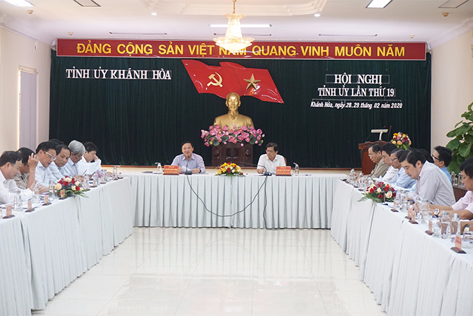 Hội nghị Tỉnh ủy Khánh Hòa lần thứ 19