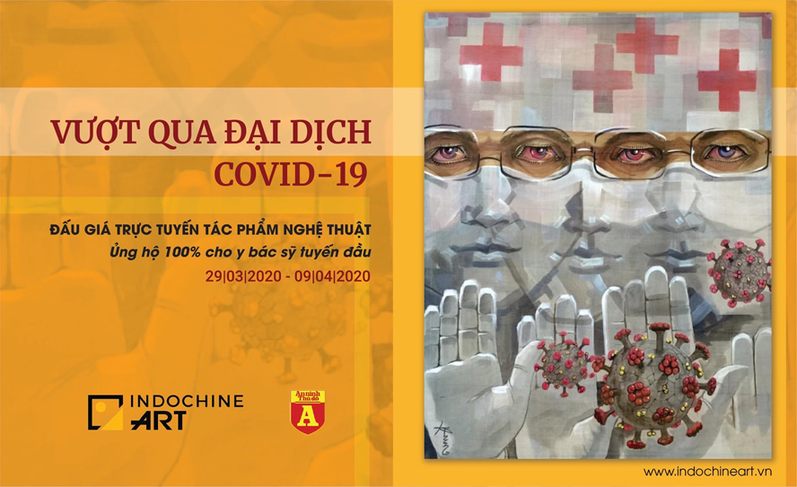 Tổ chức đấu giá trực tuyến các tác phẩm nghệ thuật để ủng hộ phòng, chống dịch Covid-19.