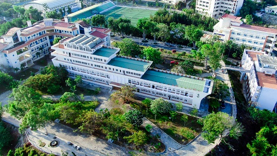 Một góc Trường Đại học Nha Trang. 