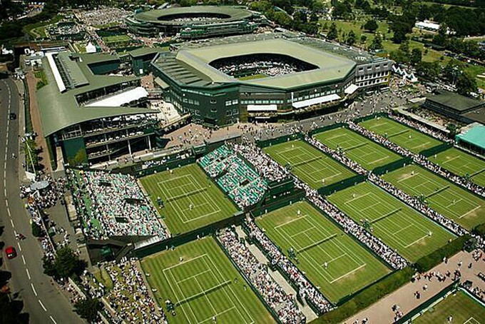Wimbledon lần sau bị hủy kể từ sau Thế chiến thứ II. Ảnh: Sky.