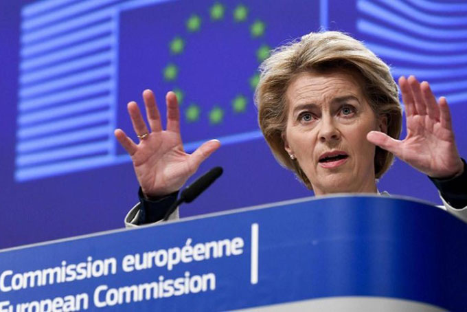Chủ tịch Uỷ ban châu Âu Ursula von der Leyen. Ảnh: AP