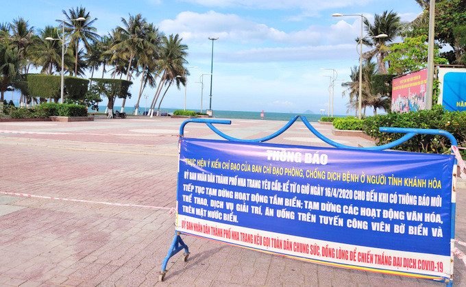 Thông báo tạm dừng hoạt động tắm biển của TP. Nha Trang