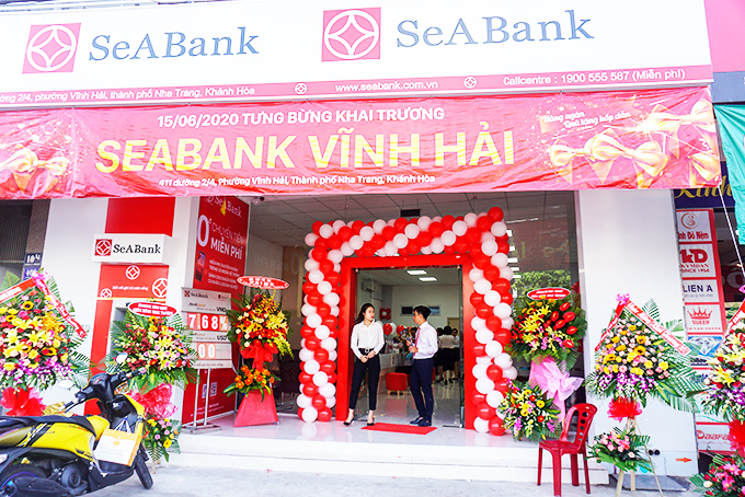 Khai trương trụ sở mới SeABank Vĩnh Hải.