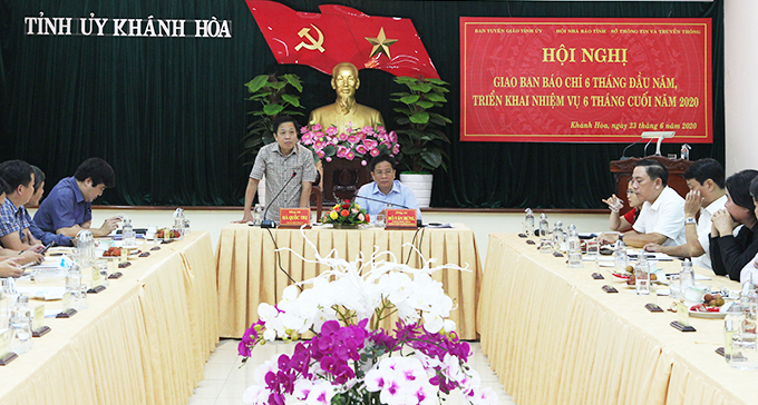 Giao ban báo chí 6 tháng đầu năm