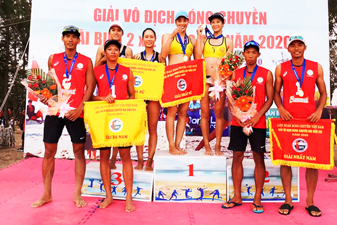 Các cặp vận động viên nam, nữ Sanest-Sanna Khánh Hòa  giành cú đúp vô địch.