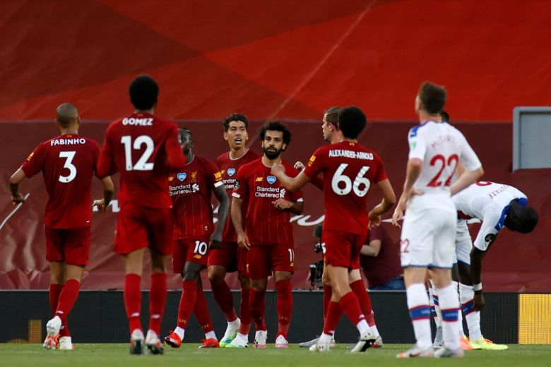 Liverpool giành chức vô địch sớm 7 vòng đấu - Ảnh: Getty