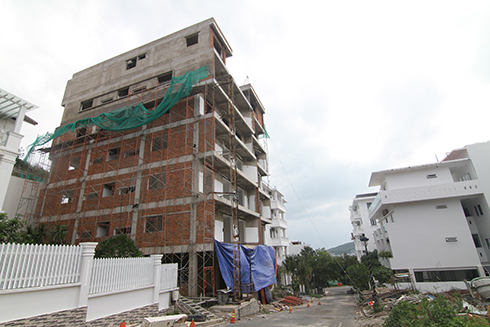 Chưa duyệt phương án cưỡng chế công trình sai phạm tại dự án Ocean View Nha Trang