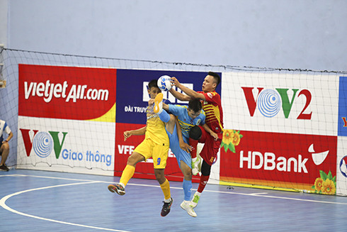 Trận đấu đỉnh cao giữa Sanvinest Sanna Khánh Hòa và Kariachain Sài Gòn.