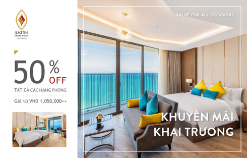 Khách sạn đang khuyến mãi lớn nhân dịp khai trương