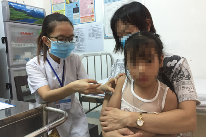 Dự kiến có khoảng 21.150 trẻ được tiêm bổ sung vắc xin uốn ván - bạch hầu