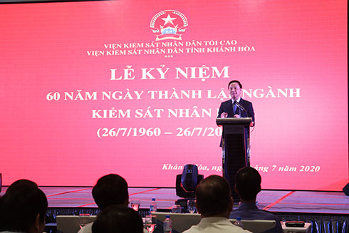 Kỷ niệm 60 năm ngày thành lập ngành Kiểm sát nhân dân