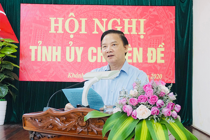 Hội nghị Tỉnh ủy chuyên đề cho ý kiến về nội dung, công tác nhân sự Đại hội Đảng bộ tỉnh lần thứ XVIII