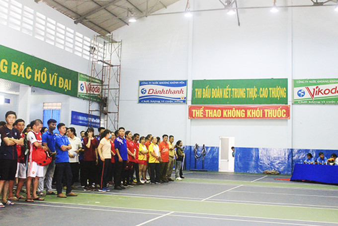 Trung tâm Tập luyện và Thi đấu thể thao TP. Nha Trang luôn nỗ lực  xây dựng môi trường “Thể thao không khói thuốc”.