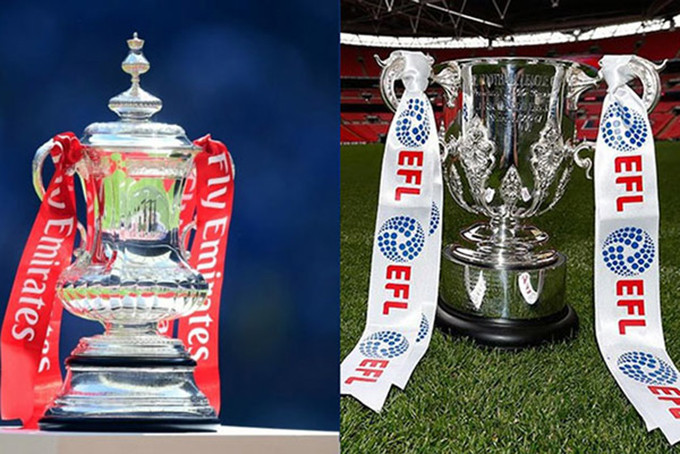 FA Cup và League Cup đổi luật thi đấu ở mùa giải tới.