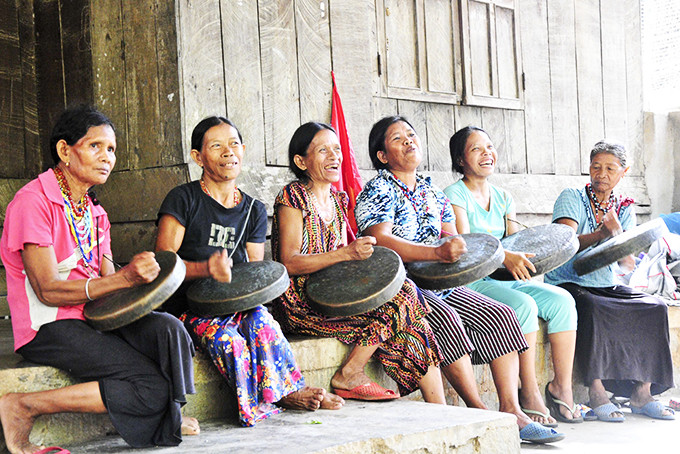 Đánh mã la - nét văn hóa trong đời sống đồng bào dân tộc Raglai ở Khánh Vĩnh.