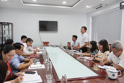 Ông Nguyễn Hữu Hoà kết luận cuộc họp.
