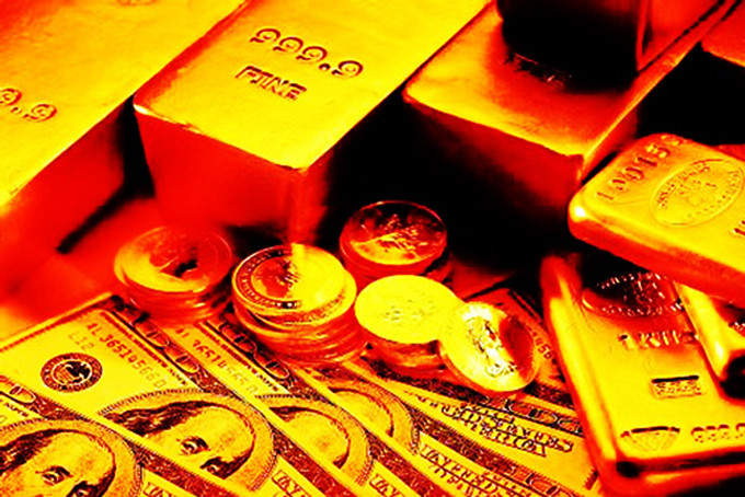 Giá vàng tăng do đồng USD tiếp tục giảm. Ảnh minh họa.