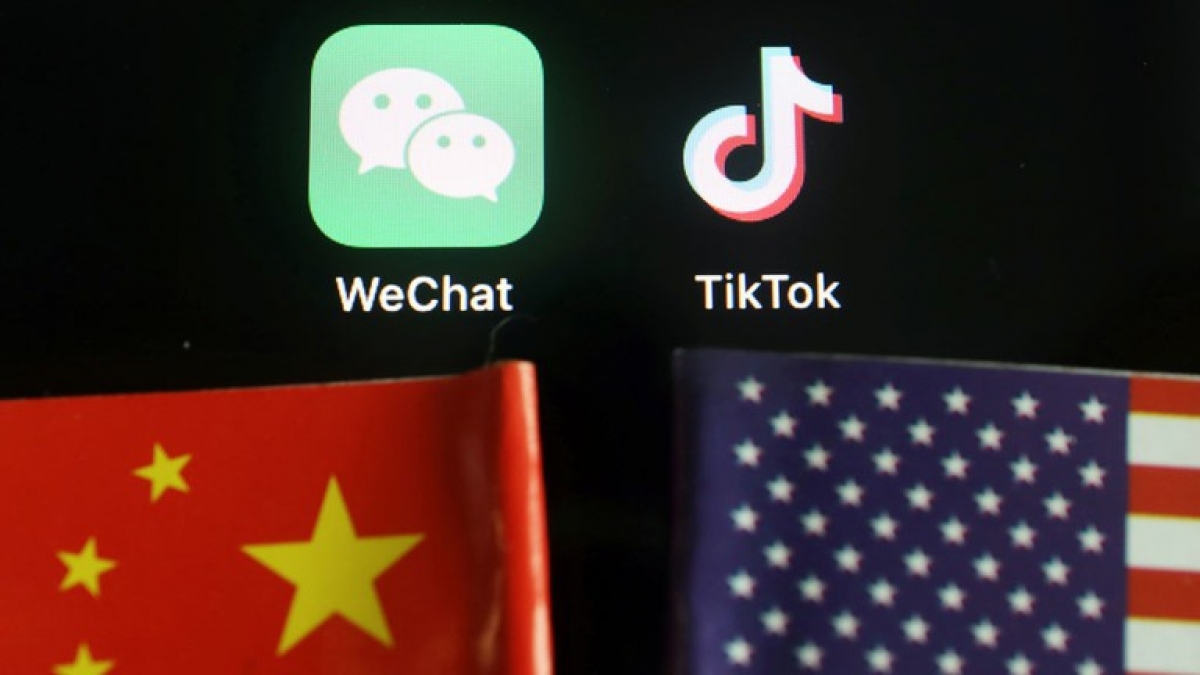 TikTok, WeChat những căng thẳng Mỹ - Trung Quốc. (Ảnh: Reuters)