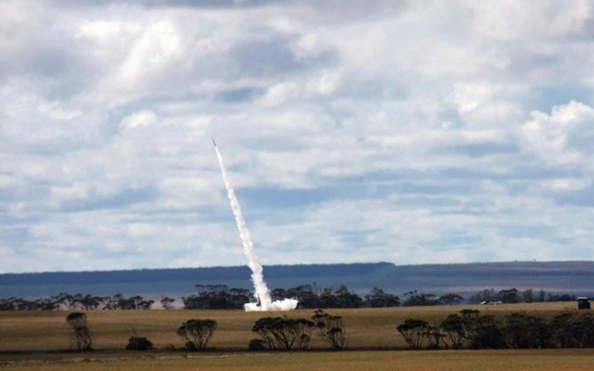 Australia lần đầu tiên phóng thành công tên lửa thương mại lên không gian. Ảnh: Bộ Quốc phòng Australia.