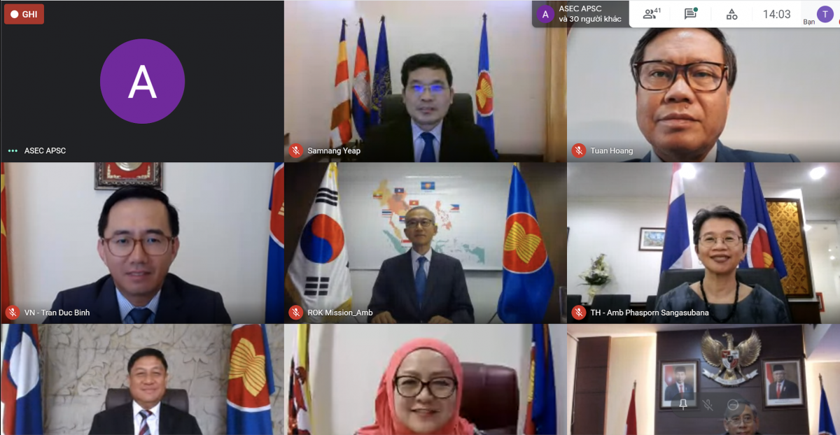Họp trực tuyến định kỳ lần thứ 7 Ủy ban hợp tác chung ASEAN-Hàn Quốc (AKJCC)