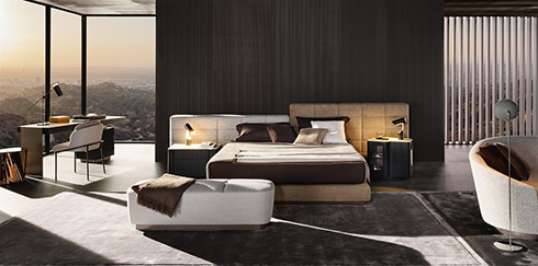 Giường ngủ Lawrance (Minotti - Italy)
