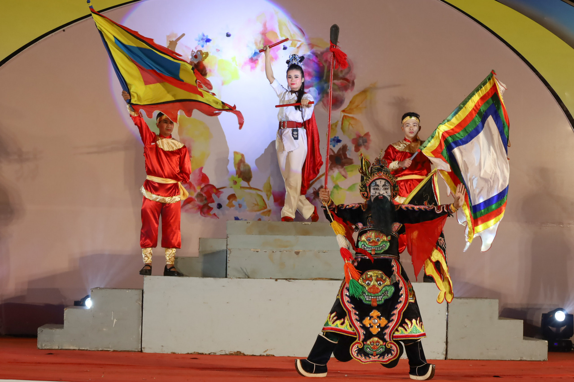 Trích đoạn Hồn Tuồng được biểu diễn trong chương trình nghệ thuật do Nhà hát Nghệ thuật truyền thống tỉnh Khánh Hòa thực hiện. 
