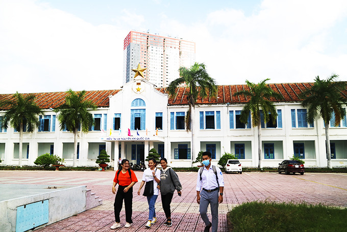 Một góc Trường Đại học Nha Trang.  