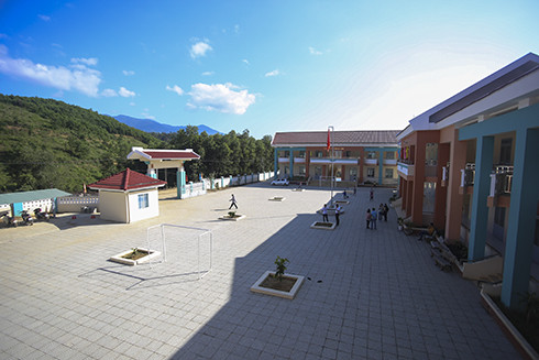Cơ sở mới khang trang của Trường tiểu học Giang Ly.