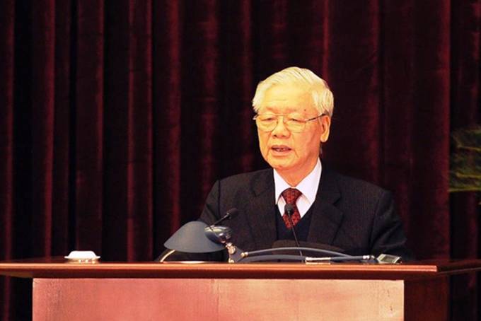 Tổng Bí thư, Chủ tịch nước Nguyễn Phú Trọng. 