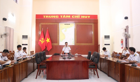 Thượng tá Nguyễn Hải Châu kết luận kiểm tra.